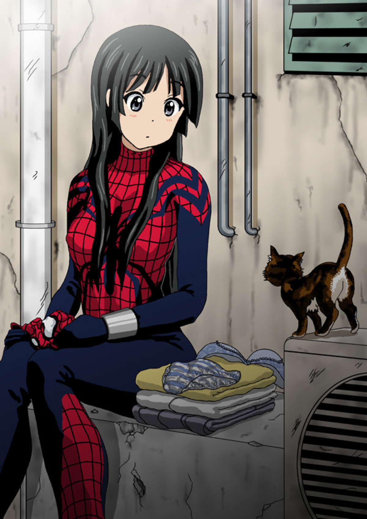 Девушка паук аниме