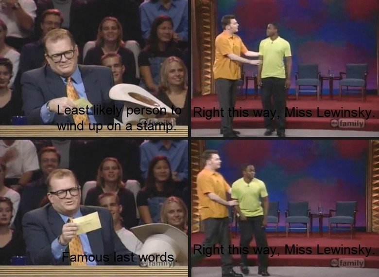 Whose line is it anyway?